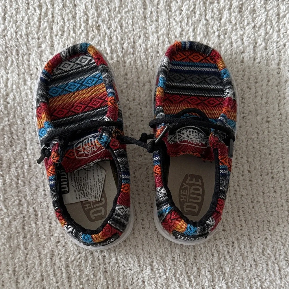 Hey Dude Toddlers' Colorful Patterned Moccasins